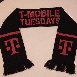 T-Mobile Black and Red Logo Scarf